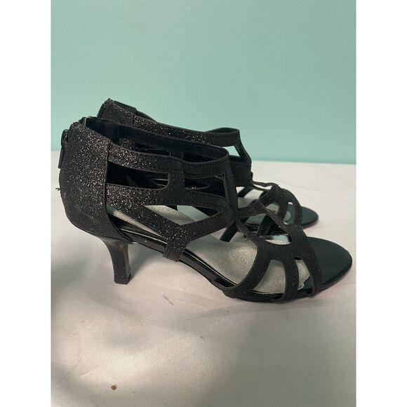 dance Split Flex  Glitter shoe in black Size 6.5 NWOB‎ S-202 - Picture 1 of 8